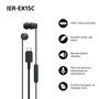 Sony IER-EX15C Auriculares USB-C Negro