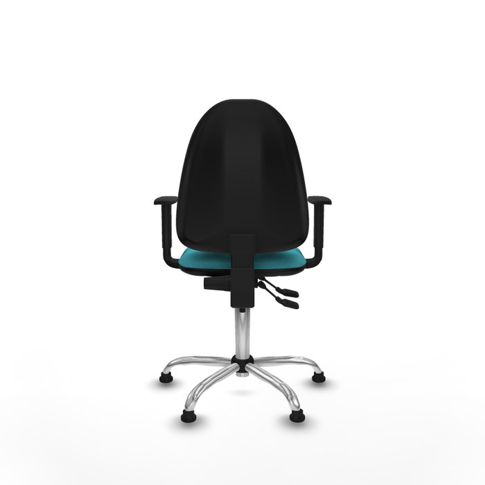 PIQUERAS Y CRESPO Silla de oficina Aýna Turquesa con Base Cromada PIQUERAS Y CRESPO Silla de oficina Aýna Turquesa con Base Cromada