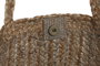 DKD Home Decor Bolso Mediterraneo Crema Marron 23 x 33 x 50 cm Coleccion Moda Yute (2 Unidades)