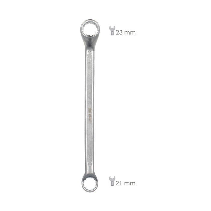 WOLFPACK LINEA PROFESIONAL Llave Estrella Acodada Plus 21x23 mm