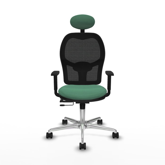 PIQUERAS Y CRESPO Silla de oficina Jorquera Verde esmeralda y Negro