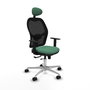 PIQUERAS Y CRESPO Silla de oficina Jorquera Verde esmeralda y Negro