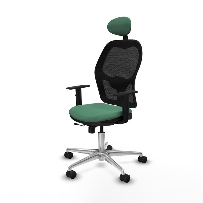 PIQUERAS Y CRESPO Silla de oficina Jorquera Verde esmeralda y Negro