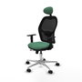 PIQUERAS Y CRESPO Silla de oficina Jorquera Verde esmeralda y Negro