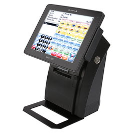 Olympia Kasse 200TSE TOUCH TPV Todo-en-Uno con Pantalla Táctil 9.7", Negro, Impresora de Transferencia Térmica