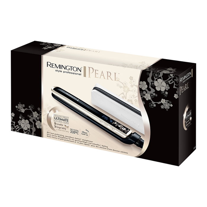 Remington REM-S9500 Plancha de Pelo Cerámica Negro 235 °C 3 m