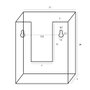 Compossar Expositor Metacrilato Transparente con Agujeros para Colgar, Distancia 12,5cm