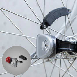 Reelight SL120+ Set Luces Magnéticas Bicicleta con ReePower Flash y Freno de Llanta - Resistente Agua IPX7
