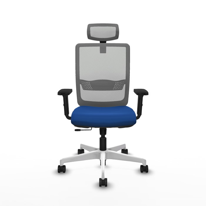 PIQUERAS Y CRESPO Silla de oficina Haches Azul y Gris PIQUERAS Y CRESPO Silla de oficina Haches Azul y Gris