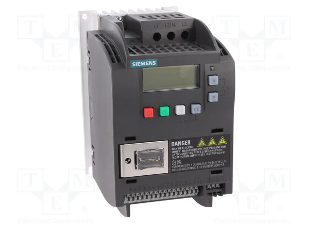 SIEMENS SINAMICS V20 Inversor 0,55kW 3x400VAC SIEMENS SINAMICS V20 Inversor 0,55kW 3x400VAC