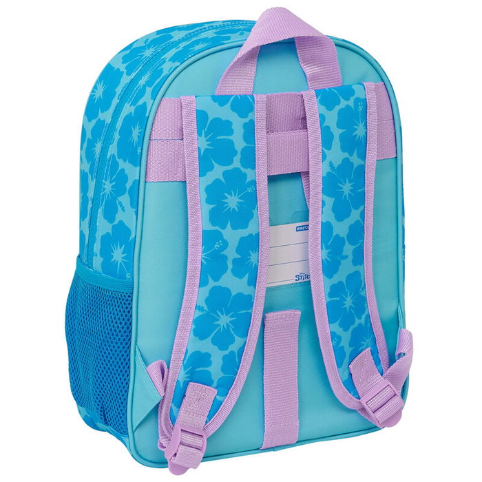 SAFTA Mochila Hawaii Stitch Disney 34cm adaptable a carrito portamochilas