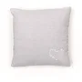 Today TOD1700240673742 Cojín - HOY - CHARME - Chambray x Petite broderie Constance - 40 x 40 cm