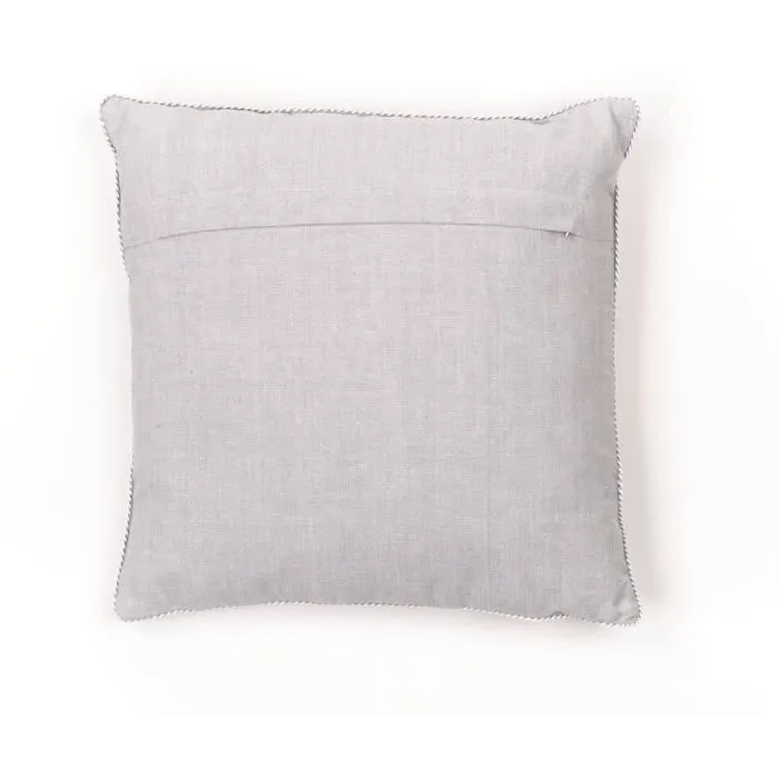 Today TOD1700240673742 Cojín - HOY - CHARME - Chambray x Petite broderie Constance - 40 x 40 cm