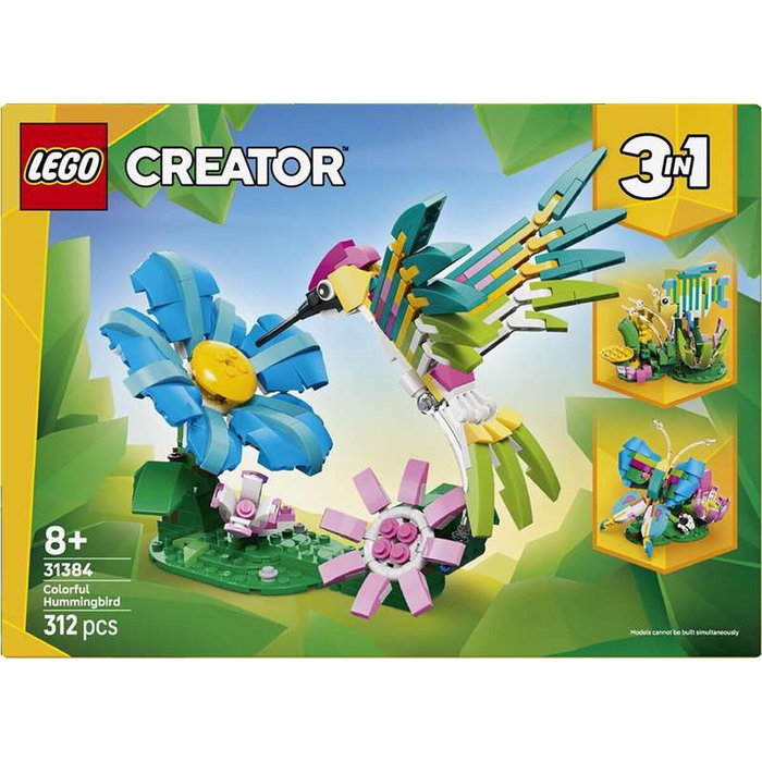 LEGO Creator 31384 Animales salvajes: El colorido colibrí