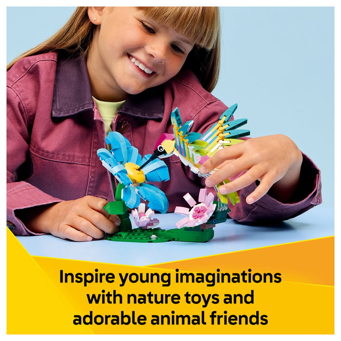 LEGO Creator 31384 Animales salvajes: El colorido colibrí
