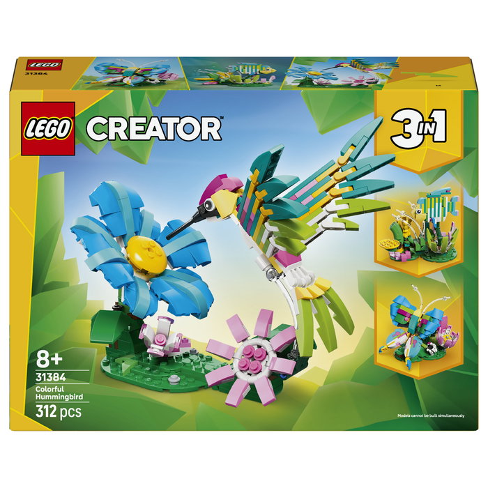 LEGO Creator 31384 Animales salvajes: El colorido colibrí
