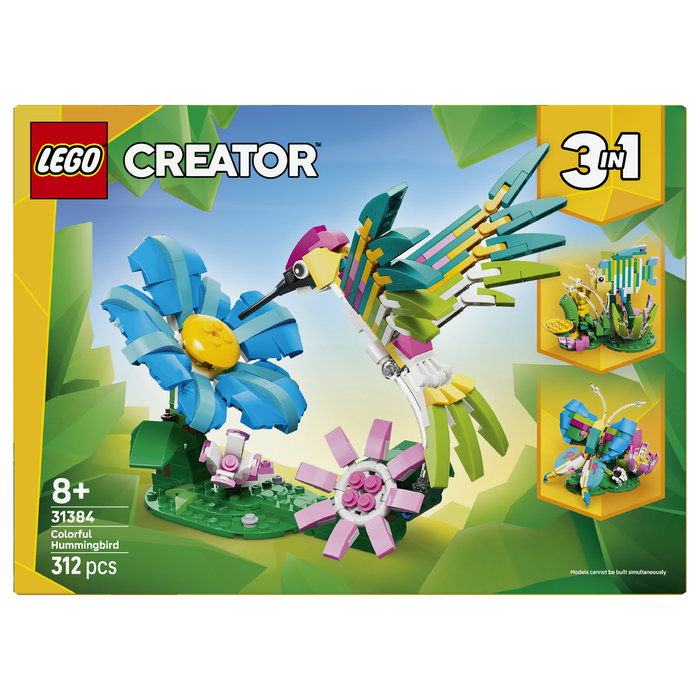 LEGO Creator 31384 Animales salvajes: El colorido colibrí