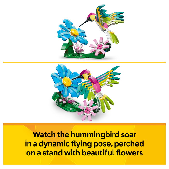 LEGO Creator 31384 Animales salvajes: El colorido colibrí