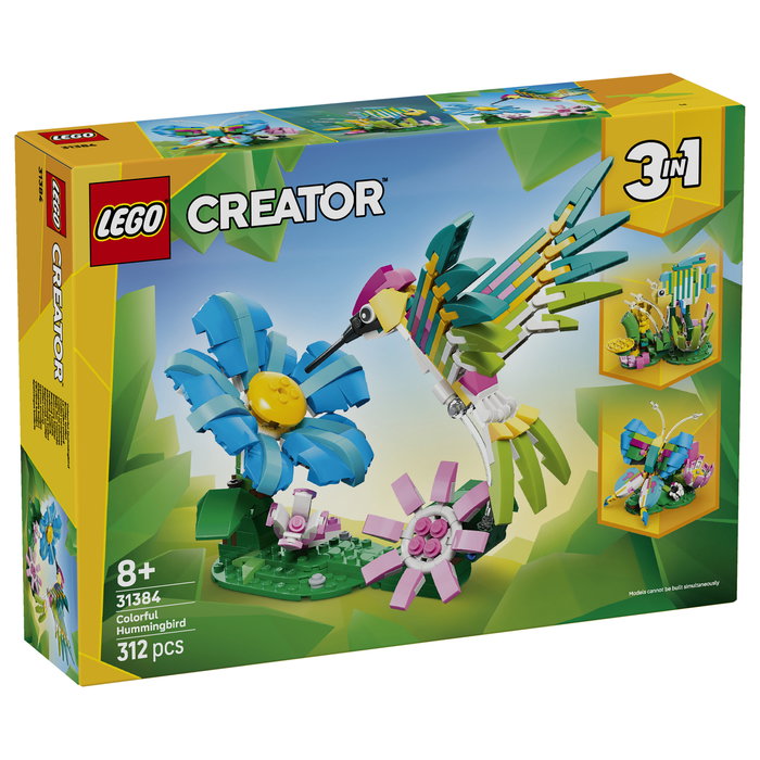 LEGO Creator 31384 Animales salvajes: El colorido colibrí