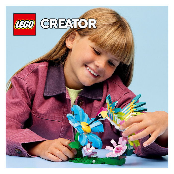 LEGO Creator 31384 Animales salvajes: El colorido colibrí