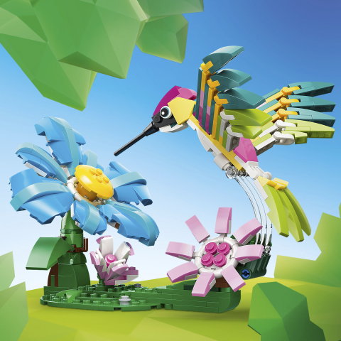 LEGO Creator 31384 Animales salvajes: El colorido colibrí
