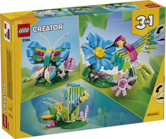 LEGO Creator 31384 Animales salvajes: El colorido colibrí