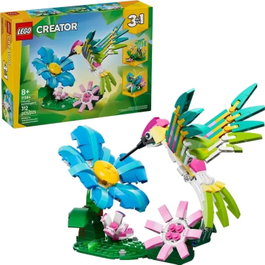 LEGO Creator 3 en 1 Animales salvajes: Colibrí de colores 31384