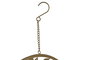 DKD Home Decor Decoración Colgante de Metal Árbol Dorado