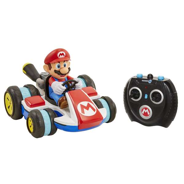 Jakks Pacific Coche Radio Control Mario Kart RC Racer con Giros 360°, Coche de Juguete, 29 x 20 x 18 cm
