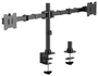 Aisens Soporte de Mesa para 2 Monitores DT35TSR-359 de 17-35 pulgadas, Negro