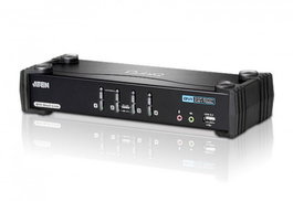 Aten CS1784A-AT-G Conmutador KVMP DVI Dual Link con Audio USB de 4 Puertos 2560 x 1600