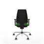 PIQUERAS Y CRESPO Silla de oficina Elche Verde con Brazos 1D