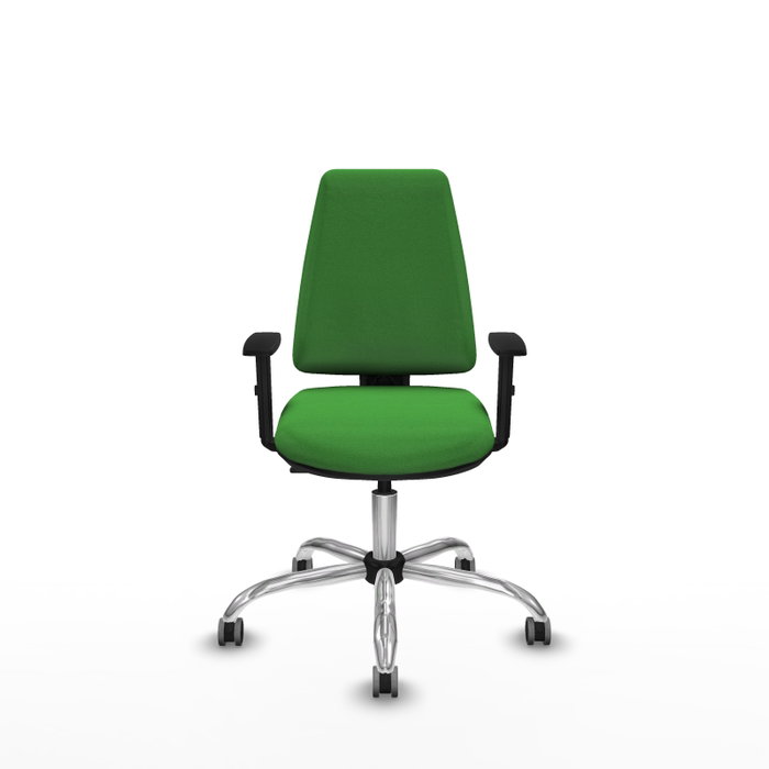 PIQUERAS Y CRESPO Silla de oficina Elche Verde con Brazos 1D PIQUERAS Y CRESPO Silla de oficina Elche Verde con Brazos 1D