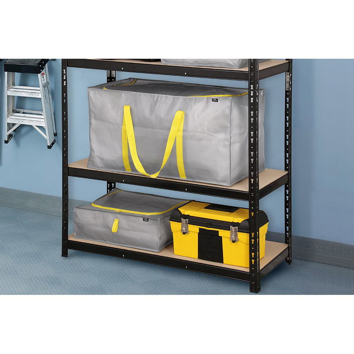 Domo Pack Living Funda Multiusos Profesional 90L 907412 Cierre Cremallera Gran Resistencia Soporta 15kg Apta Cualquier Estancia Protege Polvo Humedad Resistente Agua