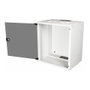 EQUIP Bastidor de pared 12U con puerta de vidrio templado EWM-12-5440-G gris claro