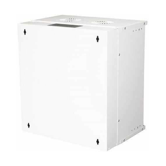 EQUIP Bastidor de pared 12U con puerta de vidrio templado EWM-12-5440-G gris claro