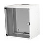 EQUIP Bastidor de pared 12U con puerta de vidrio templado EWM-12-5440-G gris claro