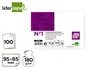 Liderpapel Ficha Nº1 Lisa 65x95mm 180gr Paquete de 100 Unidades