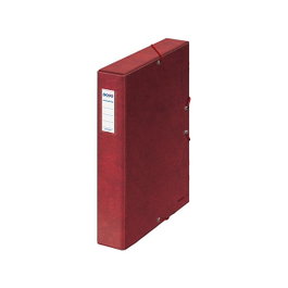 Dohe Caja de proyectos de cartón forrado rojo 245x350x50mm