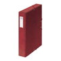 Dohe Caja de proyectos de cartón forrado rojo 245x350x50mm