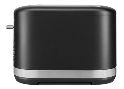Kitchenaid Tostador 5KMT2109 para 2 Rebanadas Negro Mate con Ranuras Extranchas y 7 Niveles de Tueste