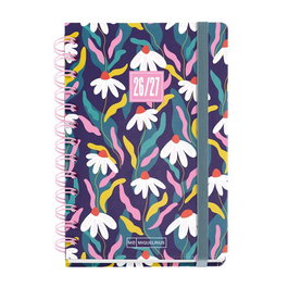 Agenda Escolar (2026-27) Miquelrius Academy Wire-O Tapa Extra Con Goma Activa 123X178 S/V Apais. Equinacea