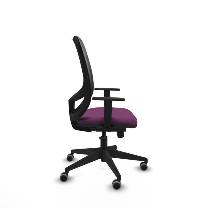 PIQUERAS Y CRESPO Silla de oficina Cilanco Morado y Negro