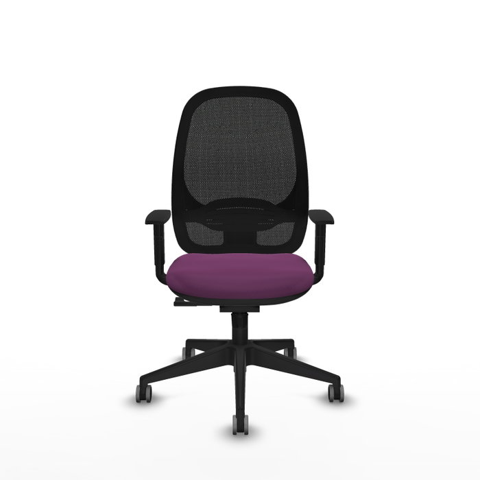 PIQUERAS Y CRESPO Silla de oficina Cilanco Morado y Negro