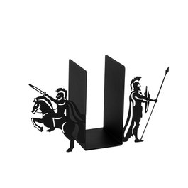 Aberto Design Sujetalibros de Metal 12 Negro 40 x 14 x 22 cm