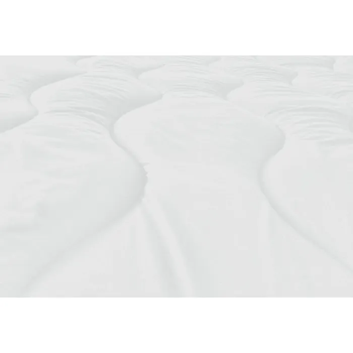 Abeil Edredón bicolor Blanco y gris 240 x 260 cm