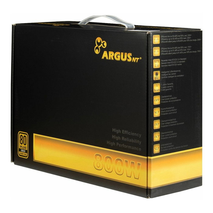 Inter-Tech ArgusNT GPS-800 800 W 80 PLUS Gold Inter-Tech ArgusNT GPS-800 800 W 80 PLUS Gold