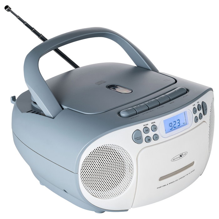 Reflexion RCR2260 Radio portátil FM PLL 20W LCD Azul Blanco