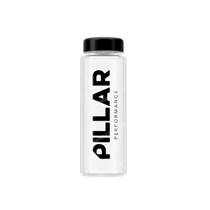 Pillar Performance Botella Coctelera 500 Ml Tritan Libre BPA Tapa Negra