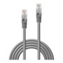 LINDY Cable de Red Patch Cord Cat6 STP FTP Gris 0.5 Metros, 47241, CCA, RJ-45 Macho a RJ-45 Macho, 26 AWG, 1000 Mbps